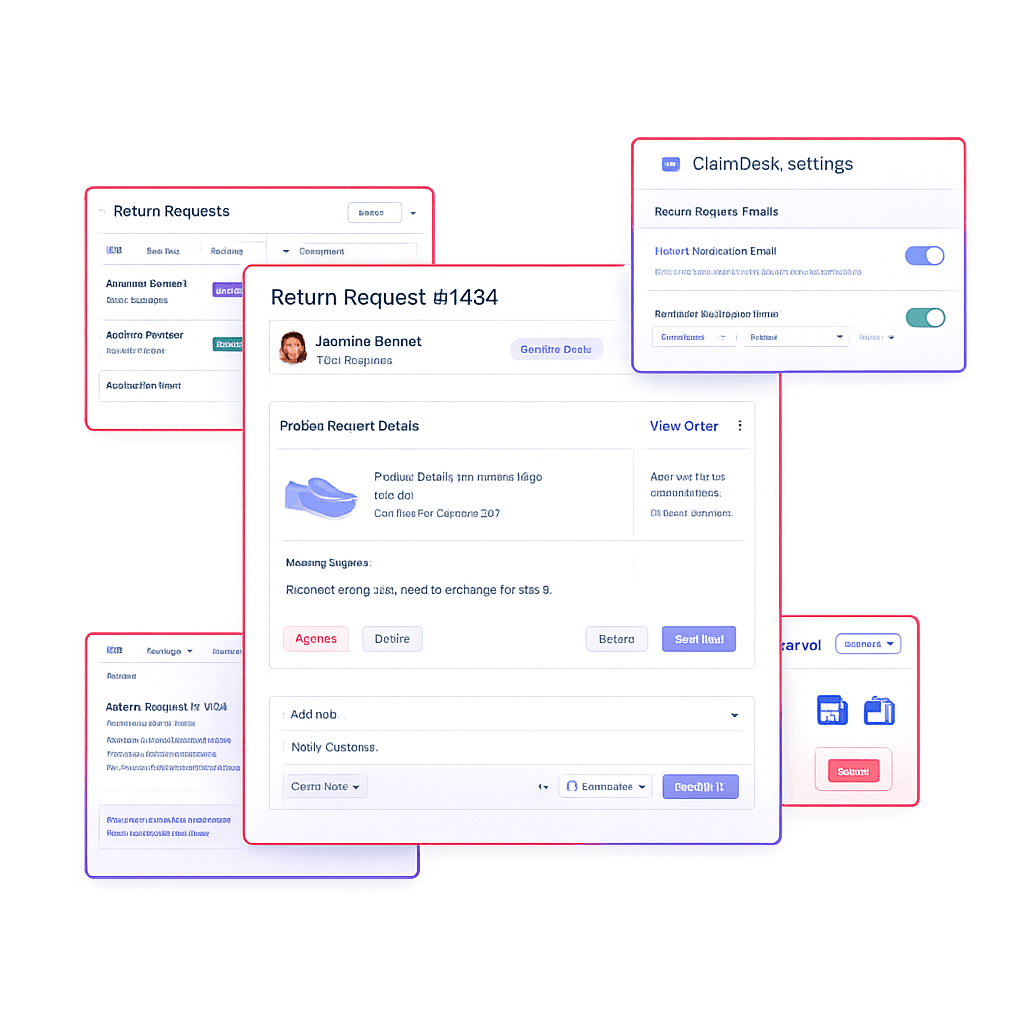 WooCommerce Return Plugin dashboard and return management.